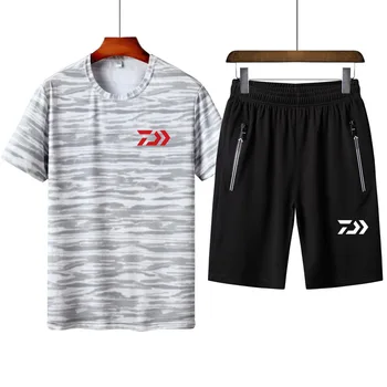 New Summer DAIWA Fishing T Shirts And Fishing Pants Outdoor Sport Quick Dry Men Fishing Set DAWA Breathable Fishing Vests
New Summer DAIWA Fishing T Shirts And Fishing Pants Outdoor Sport Quick Dry Men Fishing Set DAWA Breathable Fishing Vests