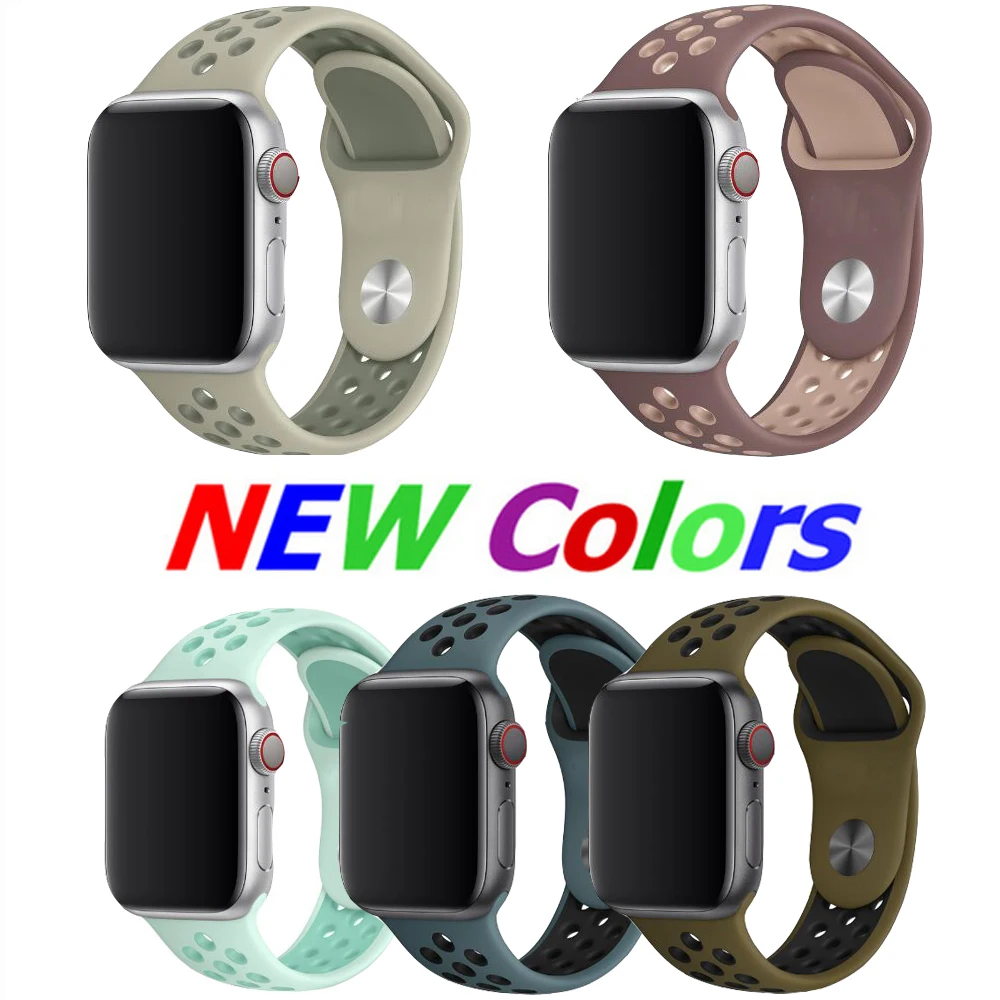 Sport Band for Apple Watch Band 38mm 42mm 40mm 44mm Replacement Watch Strap for iWatch Bands Series 4 3 2 1
Sport Band for Apple Watch Band 38mm 42mm 40mm 44mm Replacement Watch Strap for iWatch Bands Series 4 3 2 1
