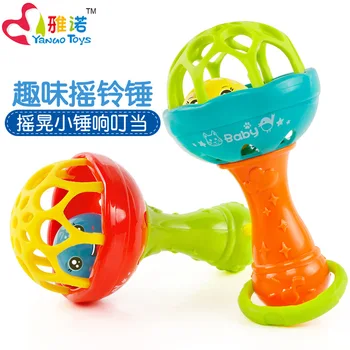 Baby soft rubber can bite the teeth rattle stick baby rattle stick with teether baby hand grip hand toy.1 random delivery
Baby soft rubber can bite the teeth rattle stick baby rattle stick with teether baby hand grip hand toy.1 random delivery