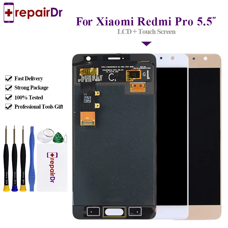 5Pcs/Lot Tested For Xiaomi Redmi Pro LCD display+Touch Screen Digitizer With Frame High Quality For Xiaomi Redmi Pro Prime Lcd
5Pcs/Lot Tested For Xiaomi Redmi Pro LCD display+Touch Screen Digitizer With Frame High Quality For Xiaomi Redmi Pro Prime Lcd