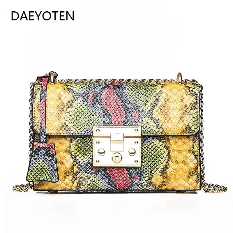 DAEYOTEN Luxury Handbags Women Bag Designer Serpentine Chain Shoulder Bags Leather Evening Crossbody Bags For Women 2019 ZM0194
DAEYOTEN Luxury Handbags Women Bag Designer Serpentine Chain Shoulder Bags Leather Evening Crossbody Bags For Women 2019 ZM0194