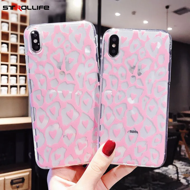 STROLLIFE Abstract Pattern Phone Case for iPhone X XS Max XR Soft TPU Clear Cover for IPhone 8 6s 7Plus Back Pink Leopard Print
STROLLIFE Abstract Pattern Phone Case for iPhone X XS Max XR Soft TPU Clear Cover for IPhone 8 6s 7Plus Back Pink Leopard Print