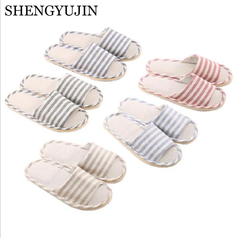 SHENGYUJIN 2019 new seasons hemp slippers indoor non-slip soft bottom couple home wood floor men and women linen cotton slippers
SHENGYUJIN 2019 new seasons hemp slippers indoor non-slip soft bottom couple home wood floor men and women linen cotton slippers