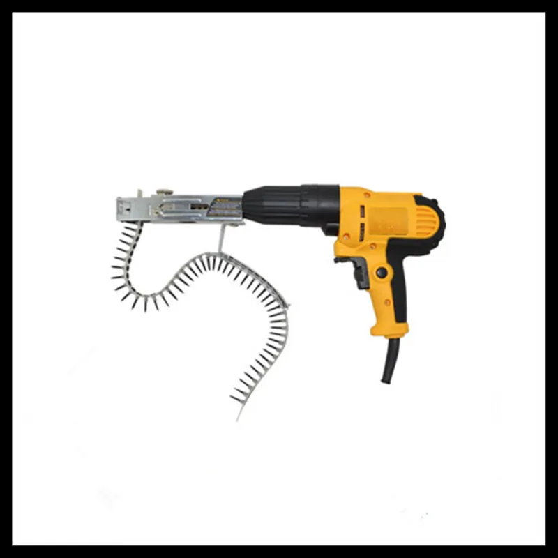 Automatic nail delivery wood decoration chain with screw gun
Automatic nail delivery wood decoration chain with screw gun