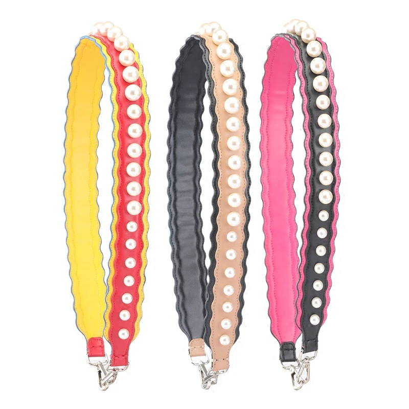 New Fashion Chic Panelled Strap with Pearls Handbag Belt Trendy Luxurious Design Shoulder Bags Strap Bag Accessory Easy Matching
New Fashion Chic Panelled Strap with Pearls Handbag Belt Trendy Luxurious Design Shoulder Bags Strap Bag Accessory Easy Matching