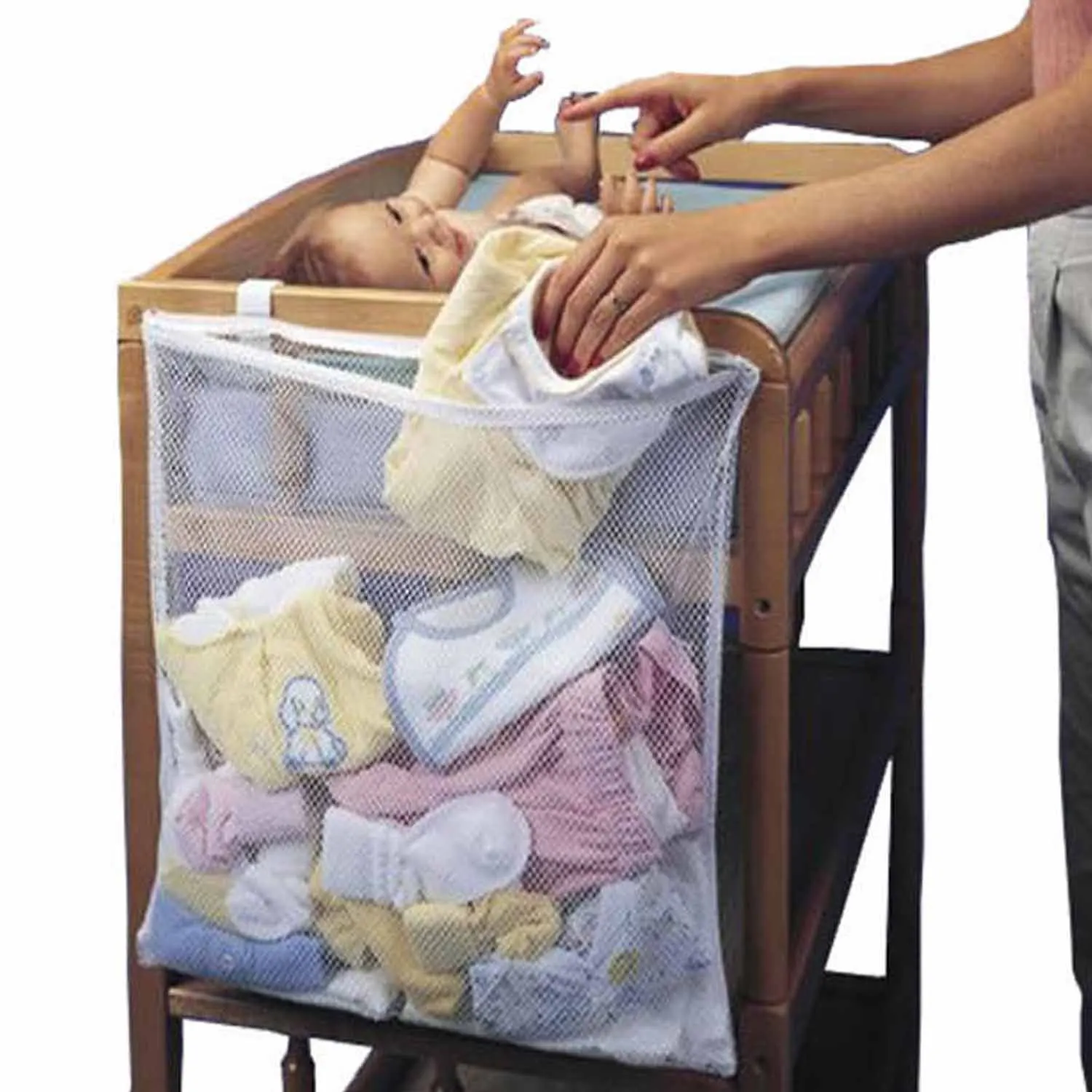 Behokic Universal Big Capacity Mesh Hanging Over Bed Baby Diaper Nappy Dirty Cloth Toy Storage Organizer Bag Pouch Hanger
Behokic Universal Big Capacity Mesh Hanging Over Bed Baby Diaper Nappy Dirty Cloth Toy Storage Organizer Bag Pouch Hanger