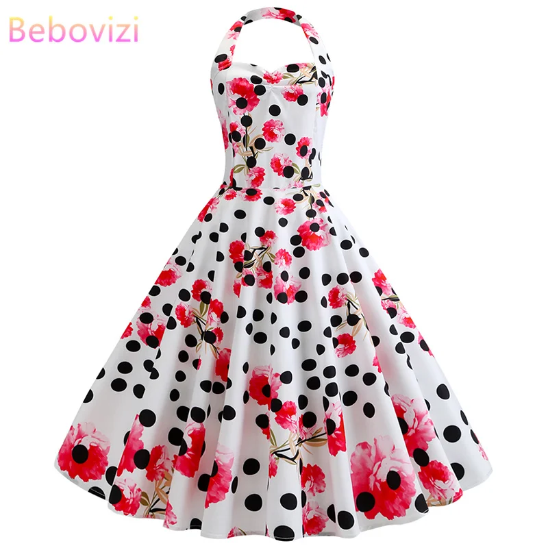 Bebovizi 2019 Summer New Women Casual Office Vintage Flower Print White Dresses Plus Size Sexy Elegant Party Retro A-Line Dress
Bebovizi 2019 Summer New Women Casual Office Vintage Flower Print White Dresses Plus Size Sexy Elegant Party Retro A-Line Dress