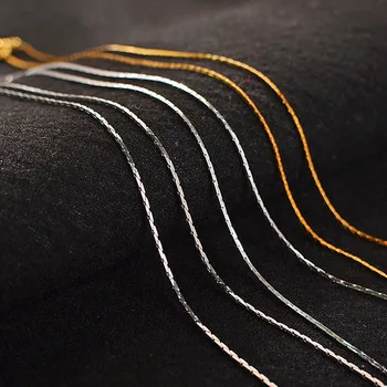 5 Meters 0.5MM or 0.8MM Copper Square Link Chains Gold or Silver Chains for Necklace making Jewelry Findings Accessories
5 Meters 0.5MM or 0.8MM Copper Square Link Chains Gold or Silver Chains for Necklace making Jewelry Findings Accessories