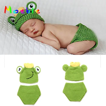 Crochet Newborn Baby Frog Hat with Crown Green Frog Hat Pants Set Crochet Infant Baby Photography Clothes MZS-14051
Crochet Newborn Baby Frog Hat with Crown Green Frog Hat Pants Set Crochet Infant Baby Photography Clothes MZS-14051