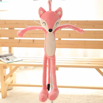 large 85cm cute pink fox plush toy down cotton long feet fox soft doll throw pillow Christmas gift s2726
large 85cm cute pink fox plush toy down cotton long feet fox soft doll throw pillow Christmas gift s2726