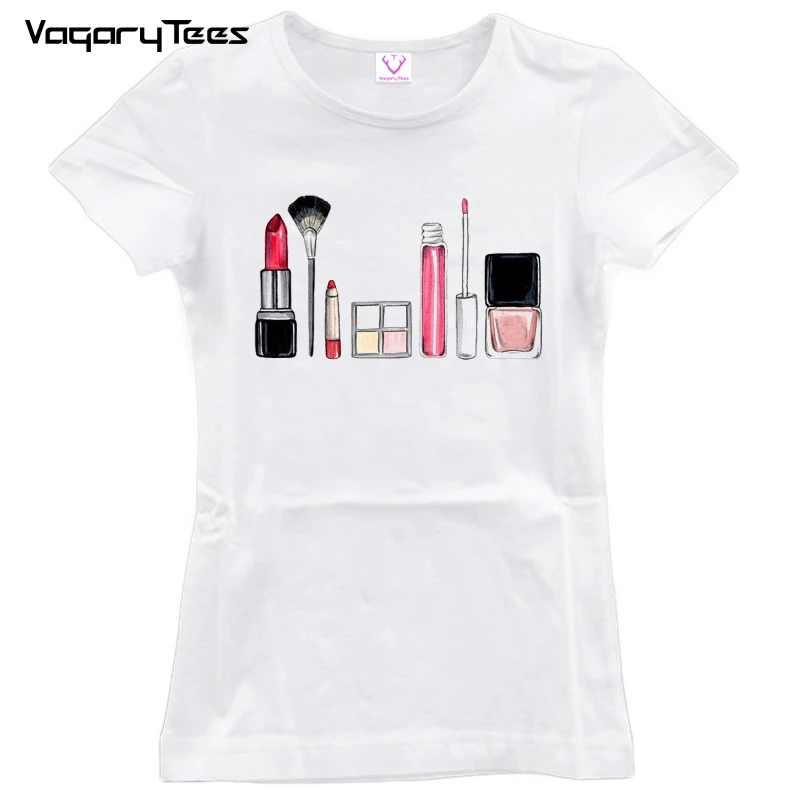 Makeup Design TShirt Summer Fashion makeup brush tshirt Funny Makeup Brush Colorful Art T Shirt Casual Tops Woman Cute Tees
Makeup Design TShirt Summer Fashion makeup brush tshirt Funny Makeup Brush Colorful Art T Shirt Casual Tops Woman Cute Tees