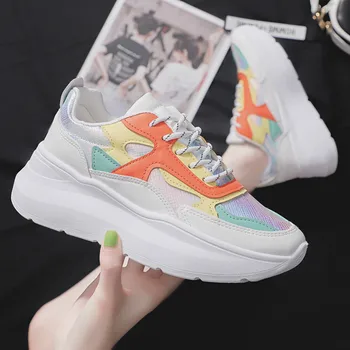2019 new Spring autumn woman running shoes fashion Color bling thick bottom sneakers women feminino zapatos mujer K2-67
2019 new Spring autumn woman running shoes fashion Color bling thick bottom sneakers women feminino zapatos mujer K2-67