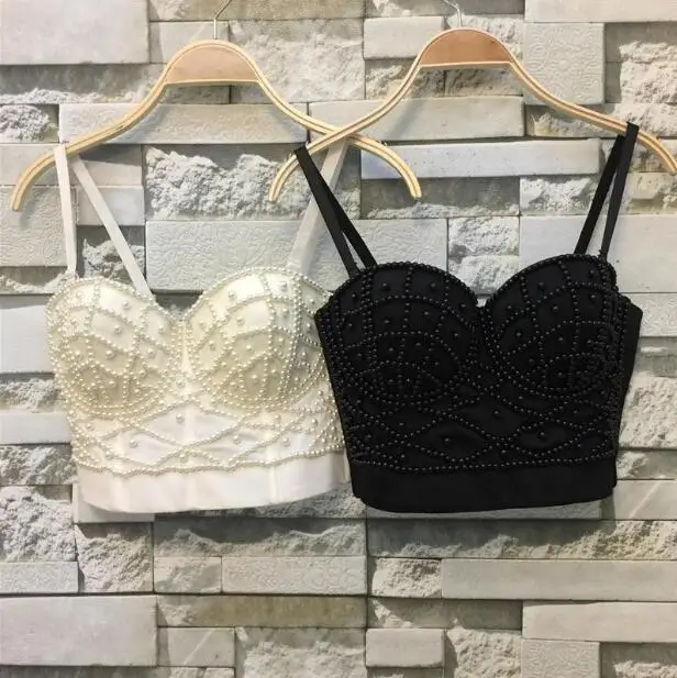 Pearls Bralet Corselets Women's Party Wedding Bustier Bra Cropped Top Vest Plus Size
Pearls Bralet Corselets Women's Party Wedding Bustier Bra Cropped Top Vest Plus Size