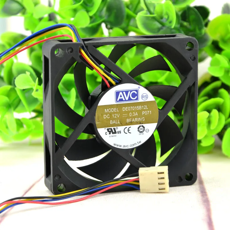 AVC DE07015B12L DC 12V 0.3A 7015 7 см 70*70*15 мм/70 мм компьютер PWM чехол кулер процессора|cpu cooling
