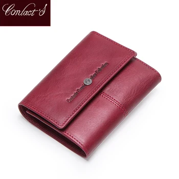 Contact's Genuine Leather Women Wallets Card Holder Zipper Coin Purses Ladies Small Clutch Bag Quality Female Wallet Carteira
Contact's Genuine Leather Women Wallets Card Holder Zipper Coin Purses Ladies Small Clutch Bag Quality Female Wallet Carteira
