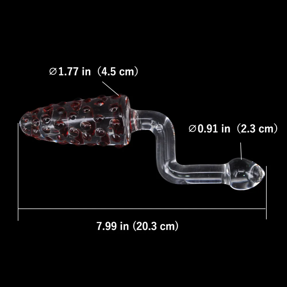 10Pcs Pyrex Glass Dildo Crystal Anal Bead Butt Plug Fake Penis Dick Prostate Massage Masturbation Sex Toys for Women Gay Female 4