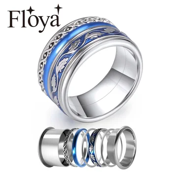 Floya 316l stainless Steel Rings Statement Interchangeable Band Blue Enamel Cocktail Layers Ring Copper Arctic Symphony Rings
Floya 316l stainless Steel Rings Statement Interchangeable Band Blue Enamel Cocktail Layers Ring Copper Arctic Symphony Rings