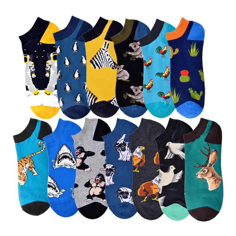 Summer Astronaut Pug Sloth Happy Chicken Crew Street Socks Ankle Cotton Short Funny Women Men Boat Socks Male Sock Slippers
Summer Astronaut Pug Sloth Happy Chicken Crew Street Socks Ankle Cotton Short Funny Women Men Boat Socks Male Sock Slippers