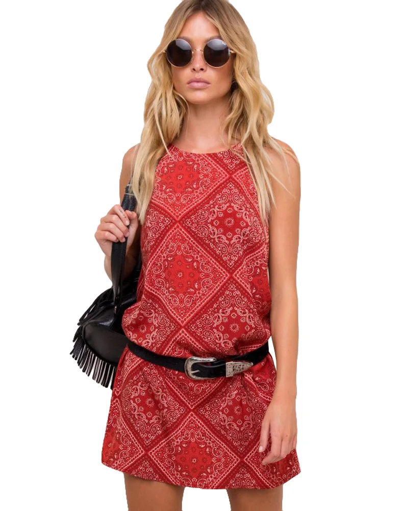 Vintage Women Slip Dress Plaid Ethnic Print Spaghetti Strap Summer Beach Dress Sleeveless Loose Chic Mini Sundress Red Vestidos
Vintage Women Slip Dress Plaid Ethnic Print Spaghetti Strap Summer Beach Dress Sleeveless Loose Chic Mini Sundress Red Vestidos