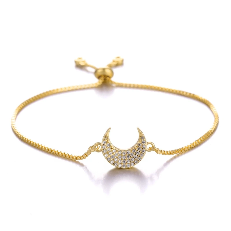 Juya Gold/Silver/Rose Gold Allah Bracelets Handmade Islamic Muslim Eid al-Fitr Crescent Moon Bracelet For Women Prayer Jewelry
Juya Gold/Silver/Rose Gold Allah Bracelets Handmade Islamic Muslim Eid al-Fitr Crescent Moon Bracelet For Women Prayer Jewelry