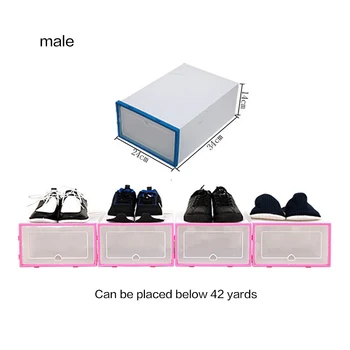 6PCS/Set Shoe Storage Organizer Thickened Flip Shoes Transparent Drawer Case Shoe Boxes Plastic Stackable Box Storage Box
6PCS/Set Shoe Storage Organizer Thickened Flip Shoes Transparent Drawer Case Shoe Boxes Plastic Stackable Box Storage Box