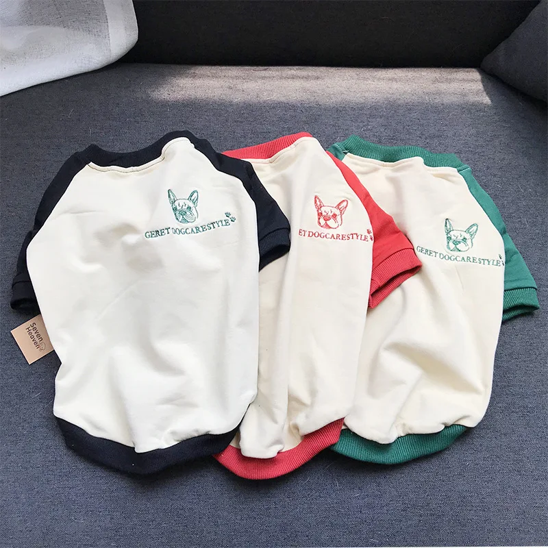 Spring French Bulldog Cotton Sweater Pet Dog Clothes for Small Dogs Chihuahua Tshirt Puppy Pug Costume Yorkshire Apparel
Spring French Bulldog Cotton Sweater Pet Dog Clothes for Small Dogs Chihuahua Tshirt Puppy Pug Costume Yorkshire Apparel