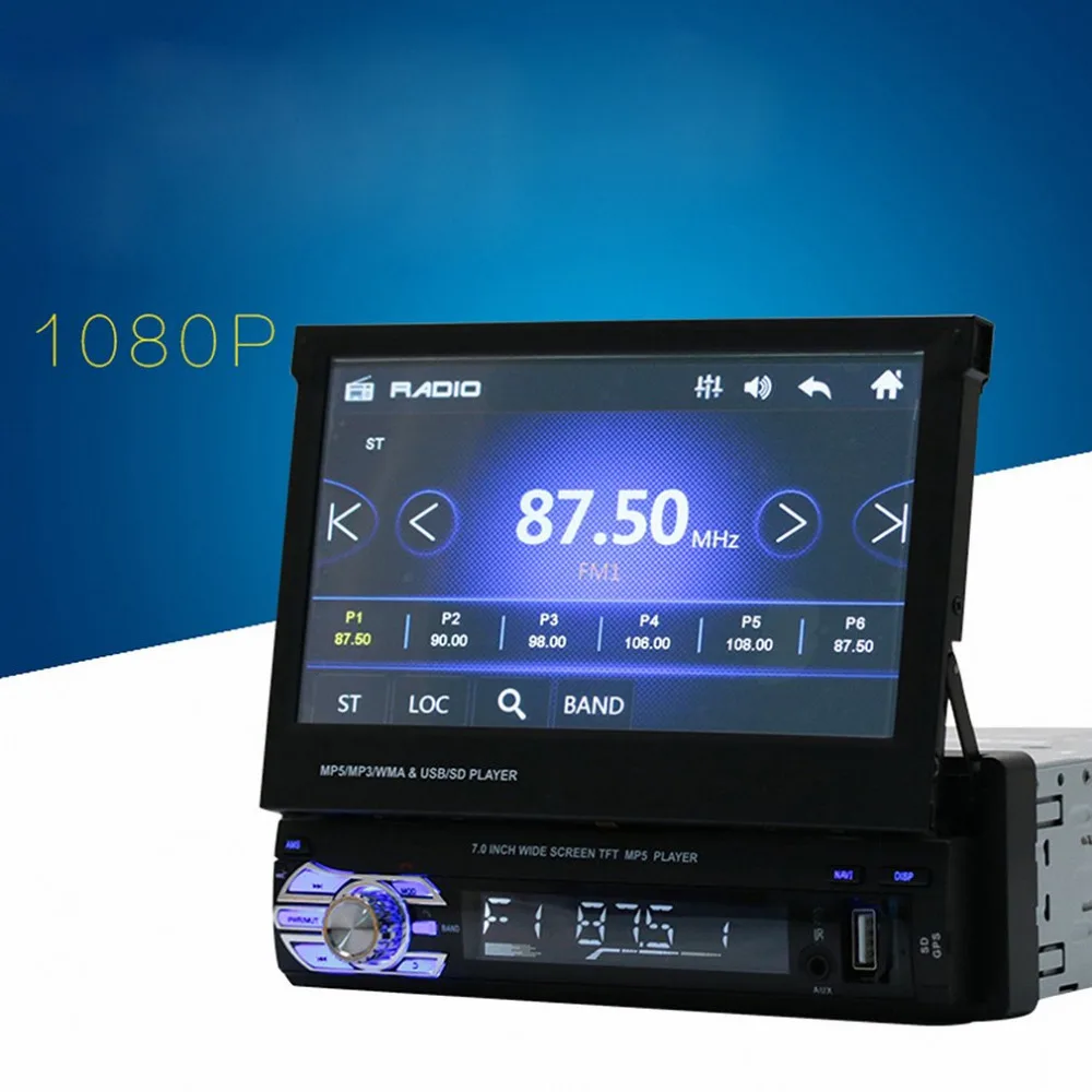 Newest Universal 7inch TFT Touch Screen HD Car MP5 Player Stereo Radio Tuner Audio GPS Memory Navigation Bluetooth Hot Selling
Newest Universal 7inch TFT Touch Screen HD Car MP5 Player Stereo Radio Tuner Audio GPS Memory Navigation Bluetooth Hot Selling
