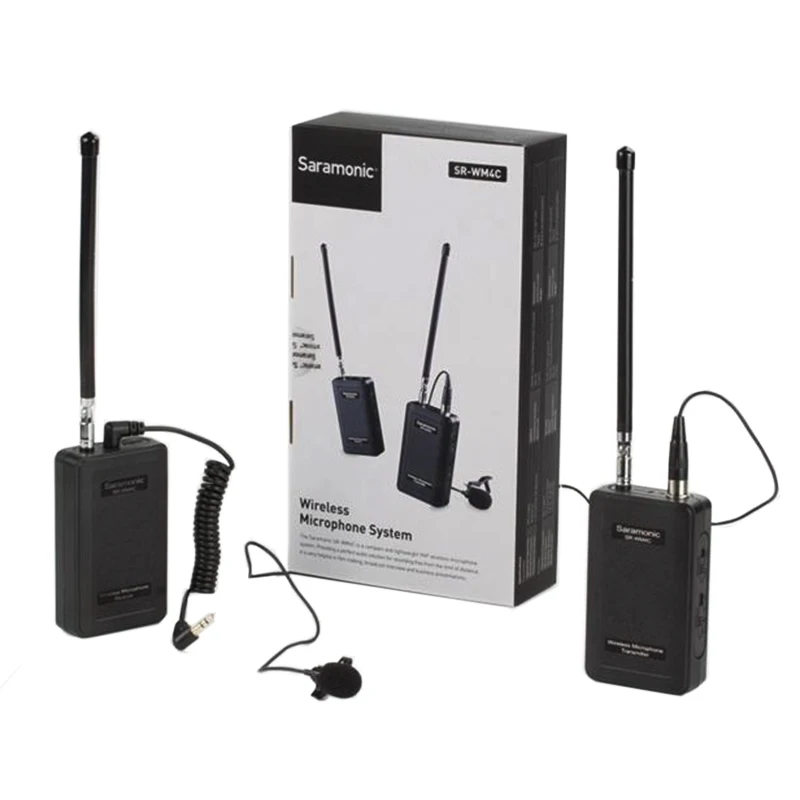Hot Saramonic SR-WM4C WM4C Wireless Lavalier Microphone System for Canon 6D 600D 5D2 5D3 Nikon D800 Sony DV GoPro Hero 3 3+ 4
Hot Saramonic SR-WM4C WM4C Wireless Lavalier Microphone System for Canon 6D 600D 5D2 5D3 Nikon D800 Sony DV GoPro Hero 3 3+ 4