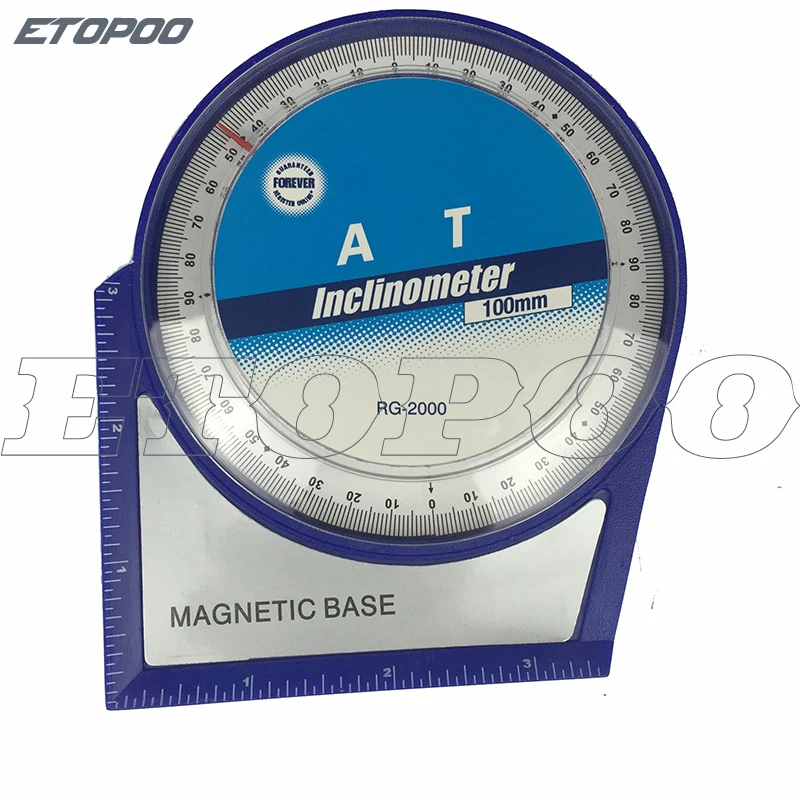 100mm Inclinomete Protractor Tilt Level Meter Angle Finder Clinometer with magnetic base
100mm Inclinomete Protractor Tilt Level Meter Angle Finder Clinometer with magnetic base