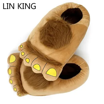 LIN KING New Designed Savage Foot Winter Home Slippers Women Men Warm Plush Indoor Shoes Comfortable Couples House Cotton Shoes
LIN KING New Designed Savage Foot Winter Home Slippers Women Men Warm Plush Indoor Shoes Comfortable Couples House Cotton Shoes