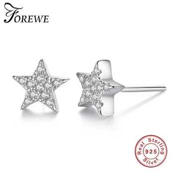 FOREWE Star Series 925 Sterling Silver Small Earring with Zirconia and Enamel Stud Earrings for Women Girls Silver Star Jewelry
FOREWE Star Series 925 Sterling Silver Small Earring with Zirconia and Enamel Stud Earrings for Women Girls Silver Star Jewelry
