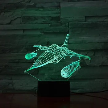 F-16 Fighting Falco Plane Warcraft Model Usb 3d Led Night Light Illusion Fighter gece lambas Warplane Table Lamp Bedside
F-16 Fighting Falco Plane Warcraft Model Usb 3d Led Night Light Illusion Fighter gece lambas Warplane Table Lamp Bedside