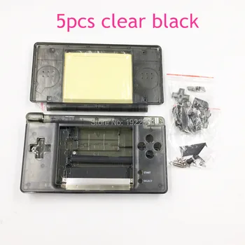 5 Set for Nintendo DS Lite for NDSL Game Console Clear Housing Cover Full Set Replacement for NDSL Shell Cover Case
5 Set for Nintendo DS Lite for NDSL Game Console Clear Housing Cover Full Set Replacement for NDSL Shell Cover Case