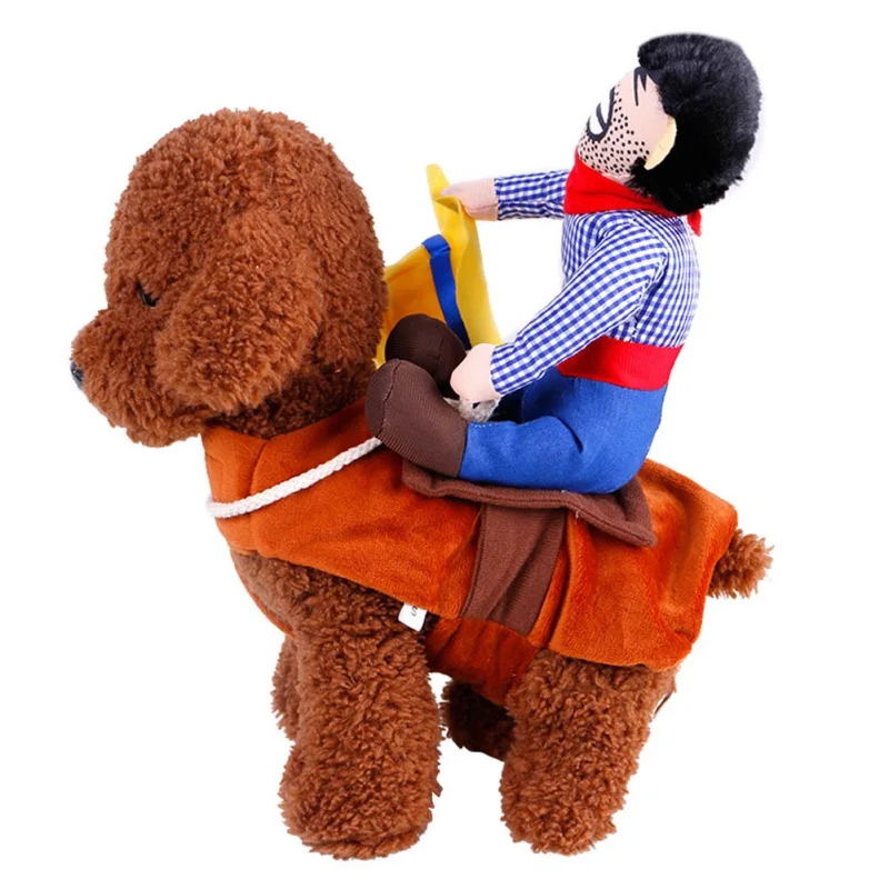 Pet Dog Clothes With Riding Horse For Small Large Dog Pet Cat Funny Golden Retriever Halloween Party Clothes Dog Coat Jackets
Pet Dog Clothes With Riding Horse For Small Large Dog Pet Cat Funny Golden Retriever Halloween Party Clothes Dog Coat Jackets