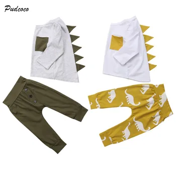 2PCS Toddler Kids Baby Boy Dinosaur Clothes 3D Long Sleeve Cotton T-shirt Tops+Long Pant Trouser Outfits Children Clothing Set
2PCS Toddler Kids Baby Boy Dinosaur Clothes 3D Long Sleeve Cotton T-shirt Tops+Long Pant Trouser Outfits Children Clothing Set