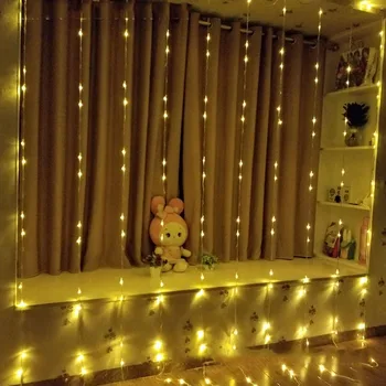8 modes 3X3M 320 LED Icicle Curtain String Lights Christmas Waterfall String Lights for Home Holiday Party Garden Decoration
8 modes 3X3M 320 LED Icicle Curtain String Lights Christmas Waterfall String Lights for Home Holiday Party Garden Decoration