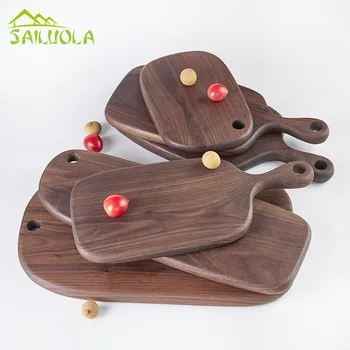Black walnut Wood Bread and Fruit cutting board Natural wooden Chopping Board Anti-bacteria food chopping block
Black walnut Wood Bread and Fruit cutting board Natural wooden Chopping Board Anti-bacteria food chopping block