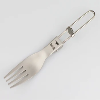Keith Titanium Cutlery Fork Outdoor Tableware Portable Picnic Folding Fork Health Lightweight 16g w/ Bag Ti5303
Keith Titanium Cutlery Fork Outdoor Tableware Portable Picnic Folding Fork Health Lightweight 16g w/ Bag Ti5303