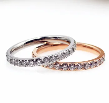 YUNRUO 2020 New Rose Gold Full Cubic Zirconia Ring 316L Titanium Steel Fine Jewelry Woman Christmas Gift Wholesale Free Shipping
YUNRUO 2020 New Rose Gold Full Cubic Zirconia Ring 316L Titanium Steel Fine Jewelry Woman Christmas Gift Wholesale Free Shipping