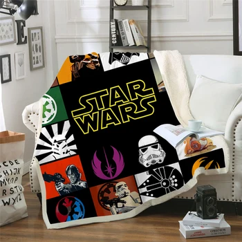 Star Wars 3D All Over Printed Blanket Plush for Adults Kids Patchwork Style Boy Sherpa Fleece Bedspread Throw Blanket 150x200cm
Star Wars 3D All Over Printed Blanket Plush for Adults Kids Patchwork Style Boy Sherpa Fleece Bedspread Throw Blanket 150x200cm
