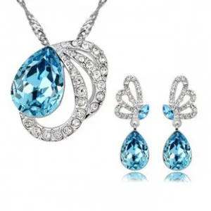 Selling jewelry set crystal accessories wholesale Crystal drops necklace earrings suit women wedding jewelry jewelry set158+415
Selling jewelry set crystal accessories wholesale Crystal drops necklace earrings suit women wedding jewelry jewelry set158+415