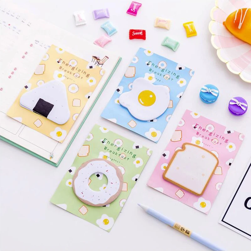 Self-Adhesive Memo Pad Food Pattern Sticky Notes Colored Notes Office Post Stationery and School Supplies 1PCS/30 Pages
Self-Adhesive Memo Pad Food Pattern Sticky Notes Colored Notes Office Post Stationery and School Supplies 1PCS/30 Pages