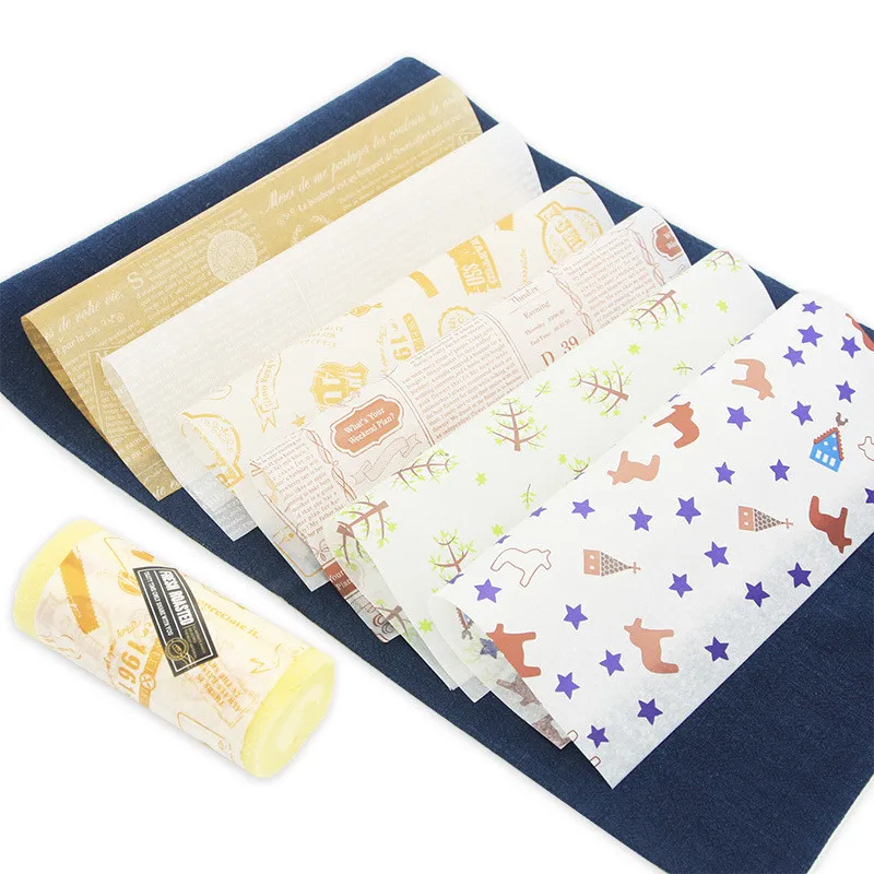 100Pcs/Lot Wax Paper Food Grade Grease Paper Food Wrappers Wrapping Paper For Bread Sandwich Burger Fries Oilpaper Baking Tools
100Pcs/Lot Wax Paper Food Grade Grease Paper Food Wrappers Wrapping Paper For Bread Sandwich Burger Fries Oilpaper Baking Tools