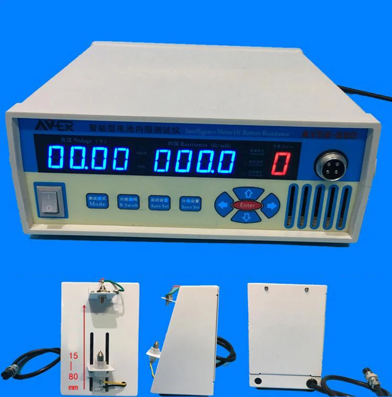 0-20V 0-2000ohm Intelligent Battery Resistance Tester Internal Resistance Pairing Spectrometer for 18650 Battery with Test stand
0-20V 0-2000ohm Intelligent Battery Resistance Tester Internal Resistance Pairing Spectrometer for 18650 Battery with Test stand