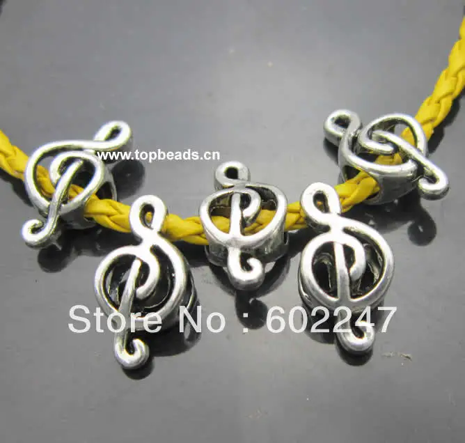 Free Shipping, Large Hole Beads, Tibetan Silver European Beads, Music Note Metal Beads, 100pcs/pcs
Free Shipping, Large Hole Beads, Tibetan Silver European Beads, Music Note Metal Beads, 100pcs/pcs