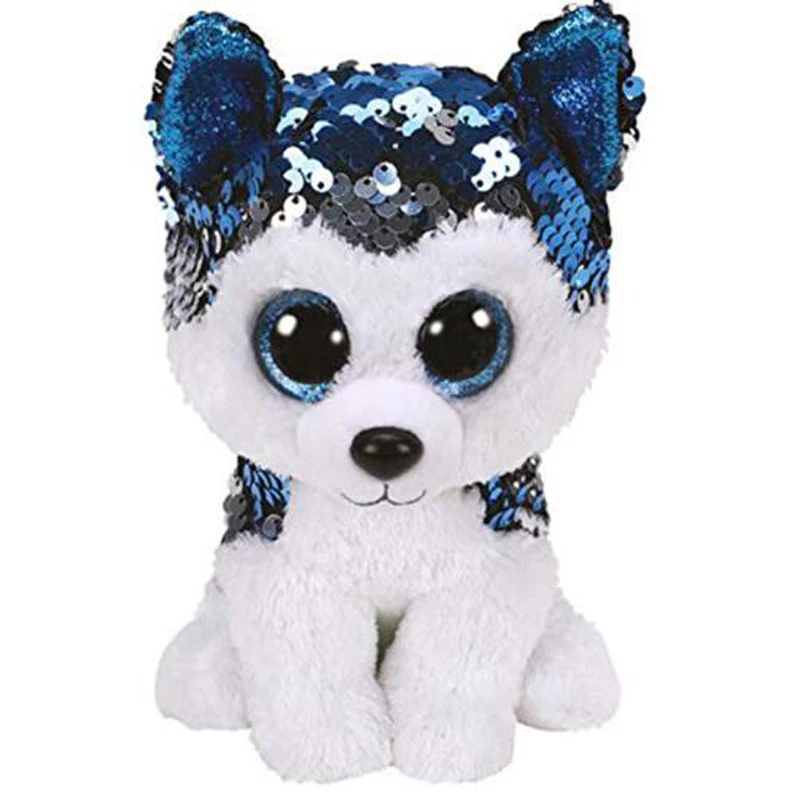 Ty Sequins Flippables 6" 15cm Slush The Husky Dog Plush Regular Big-eyed Stuffed Animal Collection Doll Toy
Ty Sequins Flippables 6" 15cm Slush The Husky Dog Plush Regular Big-eyed Stuffed Animal Collection Doll Toy