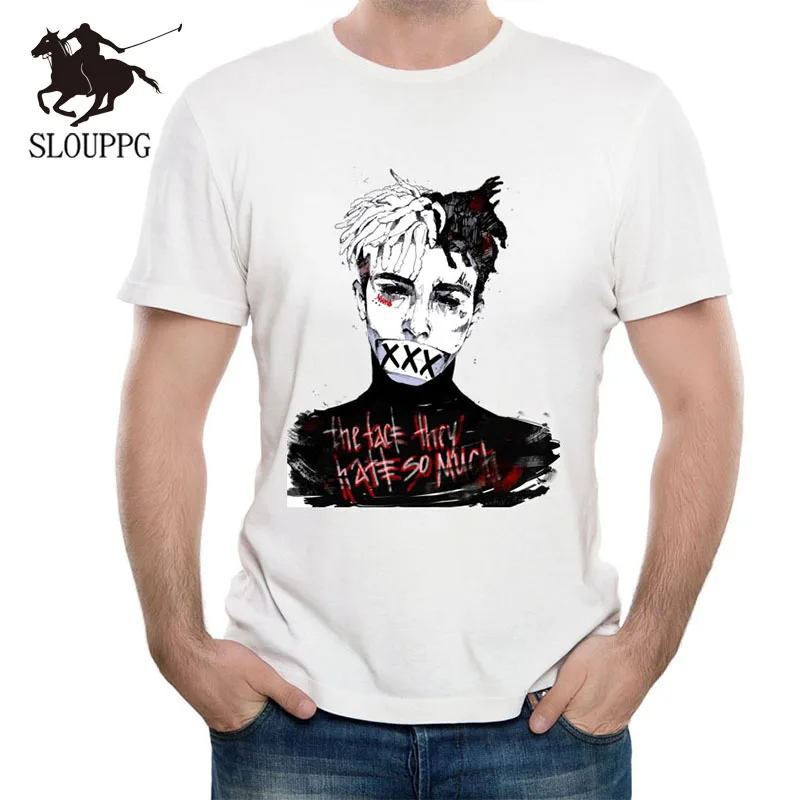 SLOUPPG Xxxtentacion Character Print T-Shirt Fashion Casual Fitness Cool O-neck Men's T Shirt Summer Short Sleeve Trend Tees Men
SLOUPPG Xxxtentacion Character Print T-Shirt Fashion Casual Fitness Cool O-neck Men's T Shirt Summer Short Sleeve Trend Tees Men