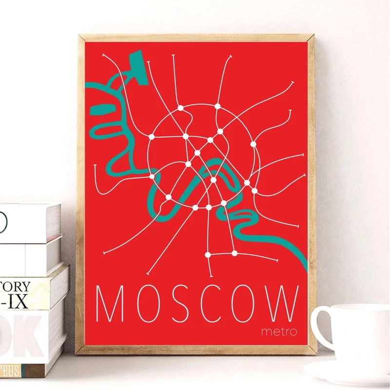 Moscow Metro map Art Oil Painting Poster Prints Home Wall Decor Painting 24x36inchs
Moscow Metro map Art Oil Painting Poster Prints Home Wall Decor Painting 24x36inchs