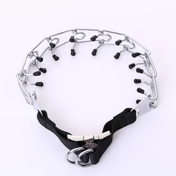 Training Dog Pinch Collars Detachable Ultra-Plus Prong Large Dog Durable Stimulus Chain Chrome Plating Iron with Comfort Tips
Training Dog Pinch Collars Detachable Ultra-Plus Prong Large Dog Durable Stimulus Chain Chrome Plating Iron with Comfort Tips