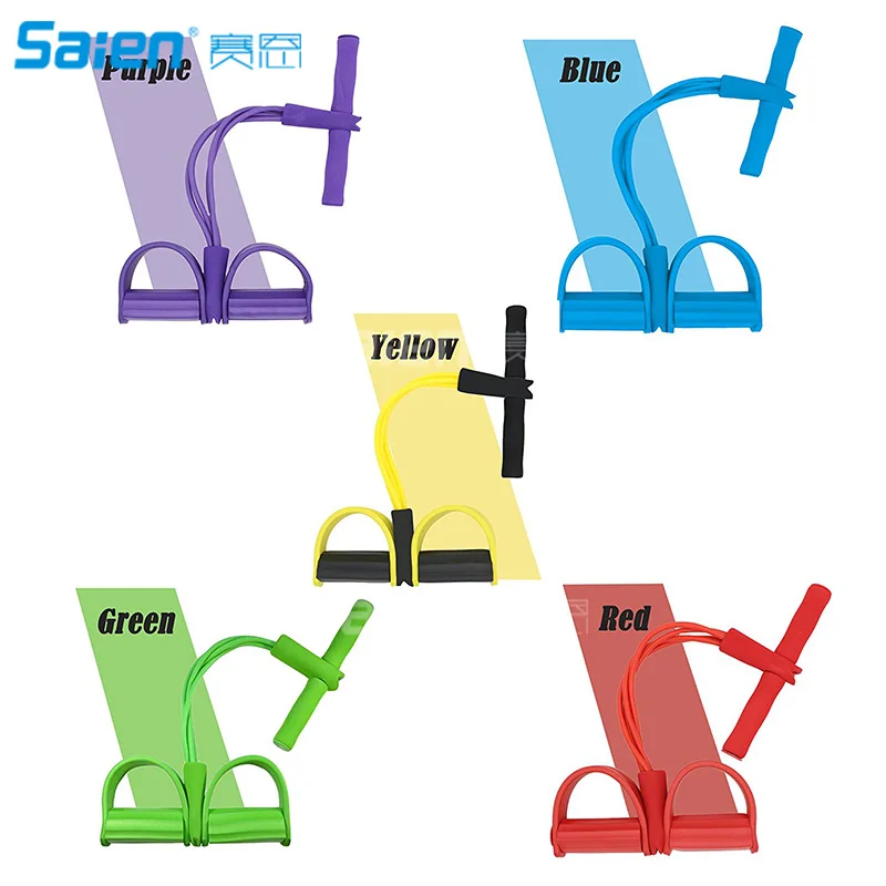 Sit-up Bodybuilding Expander Multifunction Leg Exerciser Pull Rope Home Gym Equipment | Спорт и развлечения